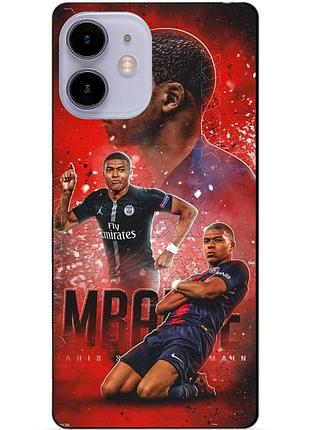 Силіконовий бампер чохол для iphone 11 з малюнком мбаппе псж mbappe