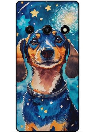 Чехол силиконовый бампер для xiaomi redmi a3 с рисунком пес ван гог звездная ночь