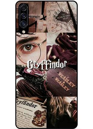 Силиконовый бампер чехол для samsung a30s с рисунком gryffindor гриффиндор гарри поттер harry potter