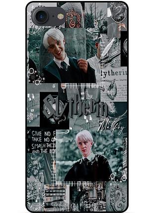 Чохол силіконовий бампер для iphone 7 з малюнком slytherin слизерин драко малфой гаррі поттер harry