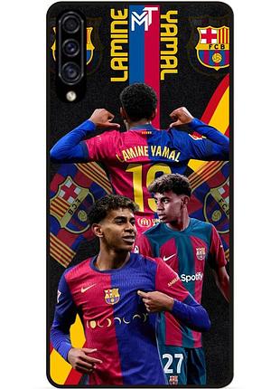 Силіконовий чохол бампер для samsung a30s з малюнком ламин ямаль lamine yamal barcelona