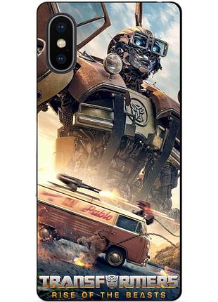 Силіконовий чохол бампер для iphone xs max з малюнком вілджек трансформери