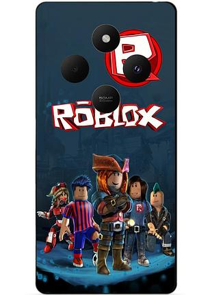 Силіконовий чохол бампер для xiaomi redmi 14c з малюнком roblox роблокс