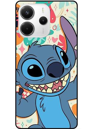 Силіконовий бампер чохол для xiaomi redmi note 14 з малюнком stitch стіч