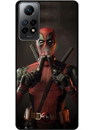 Силіконовий бампер чохол для xiaomi redmi note 12 pro з малюнком дедпул deadpool