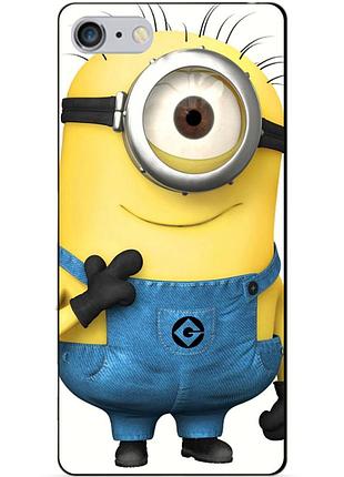 Силіконовий чохол бампер для iphone 6 plus з малюнком міньйон кевін minion