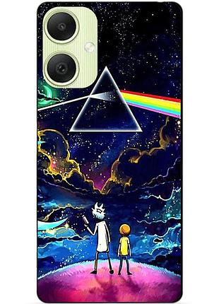 Силіконовий чохол бампер для samsung a05 з малюнком рік і морті rick and morty