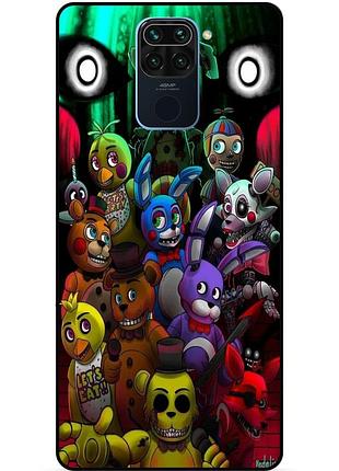 Силіконовий бампер чохол для xiaomi redmi note 9 з малюнком freddy фредді аніматроніки