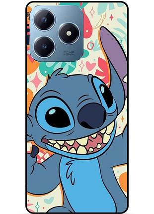 Чехол силиконовый бампер для realme c63 с рисунком stitch стич