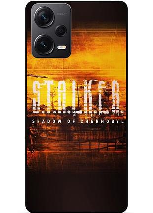 Силіконовий бампер чохол для xiaomi redmi note 12 pro plus з малюнком stalker сталкер