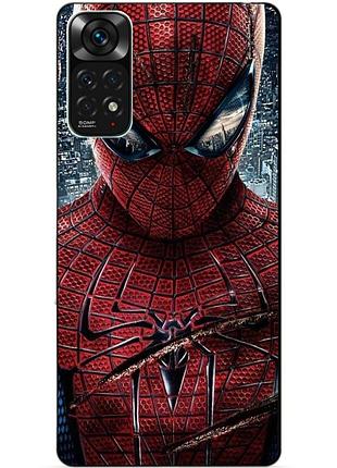 Силиконовый чехол бампер для xiaomi redmi note 11s / note 11 человек паук spider man
