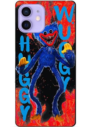 Силіконовий чохол бампер для iphone 12 mini з малюнком huggy wuggy хаггі вагі