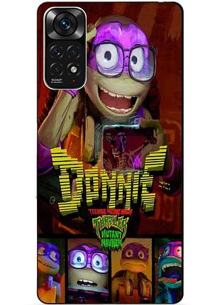 Силіконовий чохол бампер для xiaomi redmi note 11s / note 11 з малюнком донні donnie черепашки ніндзя