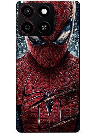 Чехол силиконовый бампер для zte blade a35 человек паук spider man