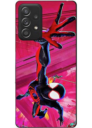 Чехол силиконовый бампер для samsung a32 с рисунком spider man человек паук майлз моралес