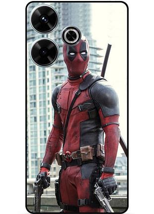 Силіконовий бампер чохол для infinix hot 30 (x6831) з малюнком deadpool дедпул