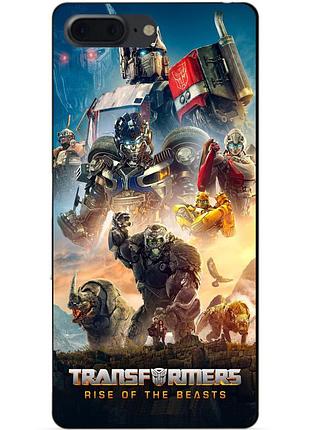 Силіконовий чохол бампер для iphone 8 plus з картинкою звіробої трансформери transformers