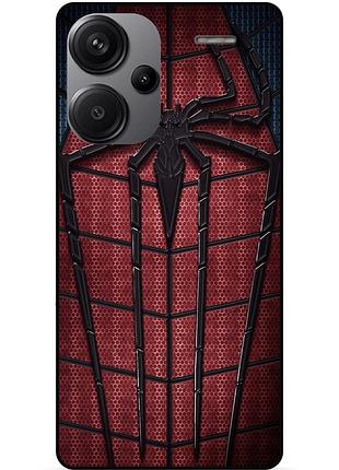 Чехол силиконовый бампер для xiaomi redmi note 13 pro plus 5g с картинкой человек паук spider man