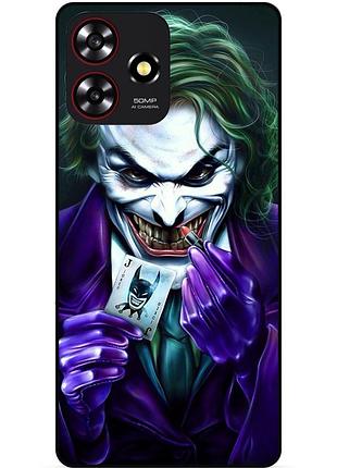 Силіконовий бампер чохол для zte blade a73 з малюнком joker джокер