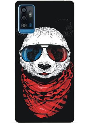Чехол силиконовый бампер для zte blade a71 с рисунком панда