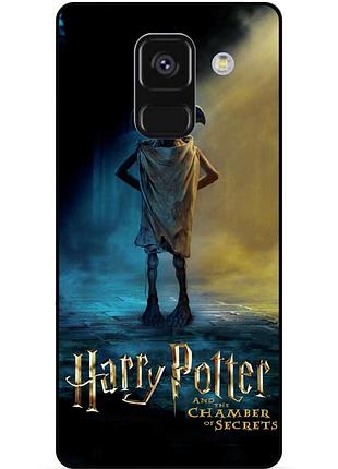 Чехол силиконовый бампер для samsung a8 plus с рисунком добби dobby гарри поттер harry potter