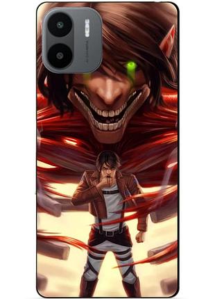 Силиконовый чехол бампер для xiaomi redmi a2 / a1 с рисунком attack on titan атака титанов
