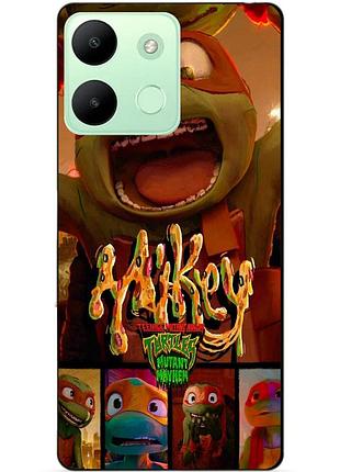 Силіконовий чохол бампер для infinix smart 7 hd з малюнком майки mikey черепашки ніндзя