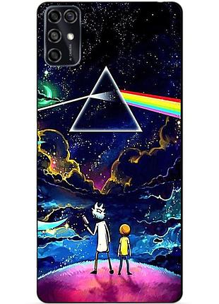 Силіконовий чохол бампер для zte blade v2020 smart з малюнком рік і морті rick and morty