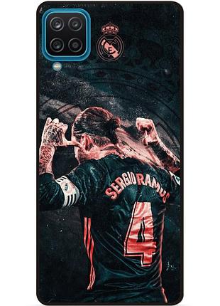 Силіконовий чохол бампер для samsung a22 з малюнком серхио рамос sergio ramos