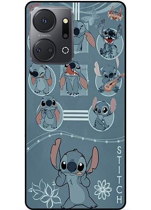 Силіконовий бампер чохол для huawei honor x7a з картинкою стіч stitch