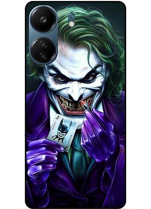 Чехол силиконовый бампер для xiaomi poco c65 с рисунком joker джокер