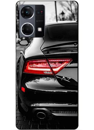 Силіконовий чохол бампер для oppo reno 7 з малюнком audi ауді машина авто