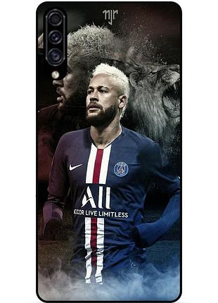Силиконовый бампер чехол для samsung a11 с рисунком neymar неймар