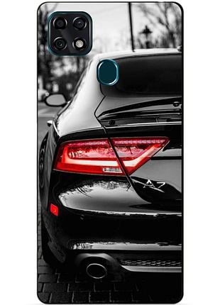 Силіконовий чохол бампер для zte blade 20 smart з малюнком audi ауді машина авто