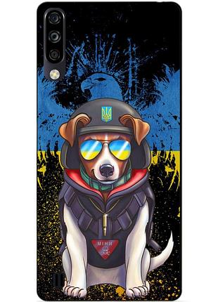 Чехол силиконовый бампер для zte blade a7 2020 с рисунком пес патрон