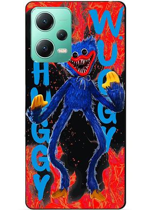 Силиконовый чехол бампер для xiaomi redmi note 12 5g с рисунком huggy wuggy хагги вагги