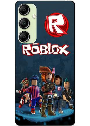 Силіконовий чохол бампер для samsung m52 з малюнком roblox роблокс