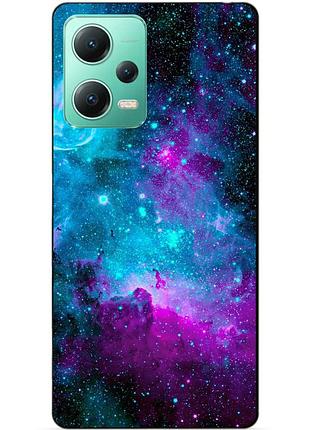 Силіконовий чохол бампер для xiaomi redmi note 12 5g з малюнком галактика космос