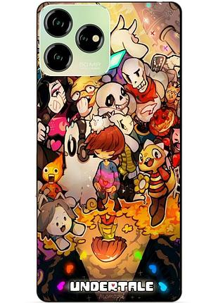 Чехол силиконовый бампер для zte blade v50 design с рисунком андертейл undertale