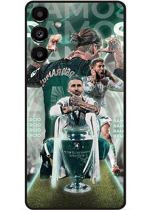 Силіконовий чохол бампер для samsung s21 fe з малюнком серхио рамос sergio ramos