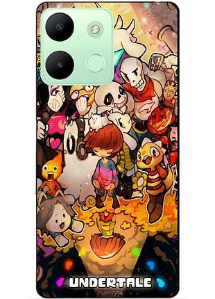 Чехол силиконовый бампер для infinix smart 7 hd с рисунком андертейл undertale