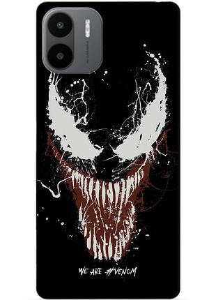 Силиконовый чехол бампер для xiaomi redmi a2 / a1 с рисунком веном venom