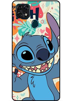 Чехол силиконовый бампер для zte blade 20 smart с рисунком stitch стич