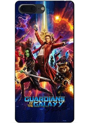 Силіконовий чохол бампер для iphone 8 plus з картинкою стражі галактики guardians of the galaxy