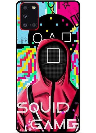 Силиконовый чехол бампер для samsung m51 игра в кальмара