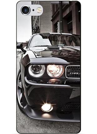 Силиконовый чехол бампер для iphone 6 с рисунком dodge додж машина авто