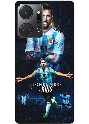 Силіконовий чохол бампер для huawei honor x7a з малюнком messi or мессі