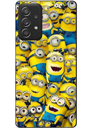 Силіконовий чохол бампер для samsung a32 з малюнком міньйони minion