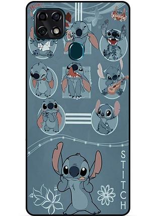 Чехол силиконовый бампер для zte blade 20 smart с картинкой стич stitch