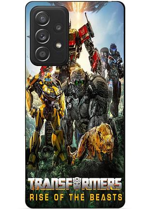 Чехол силиконовый бампер для samsung a73 5g звероботы трансформеры transformers